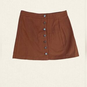 NWOT - Forever 21 Brown Denim mini skirt